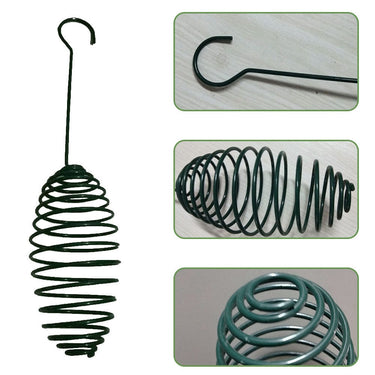 Porte boule de graisse pour oiseau en fer forgé